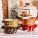 کاسه soup درچهار رنگ زیبا ( 10325 )