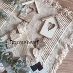 آویز کلبه ریسه قلبی(H10977)