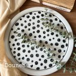 بشقاب خالدار گرد