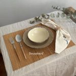 زیربشقابی حصیری تاشو