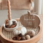 کدو چوبی (0032)HELLO FALL