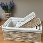 سبد رافیا مستطیل