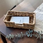 جای قاشق چنگال حصیری