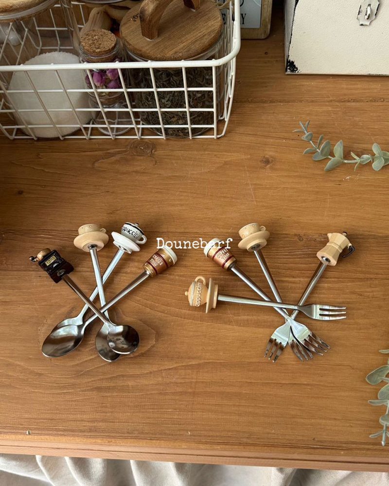 قاشق  چنگال کافی