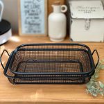 سبد استیل مستطیل