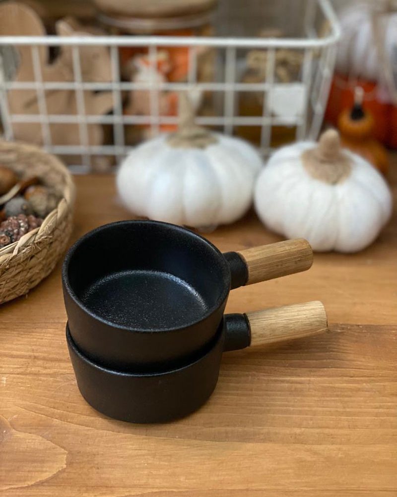 مزه خوری دسته چوبی
