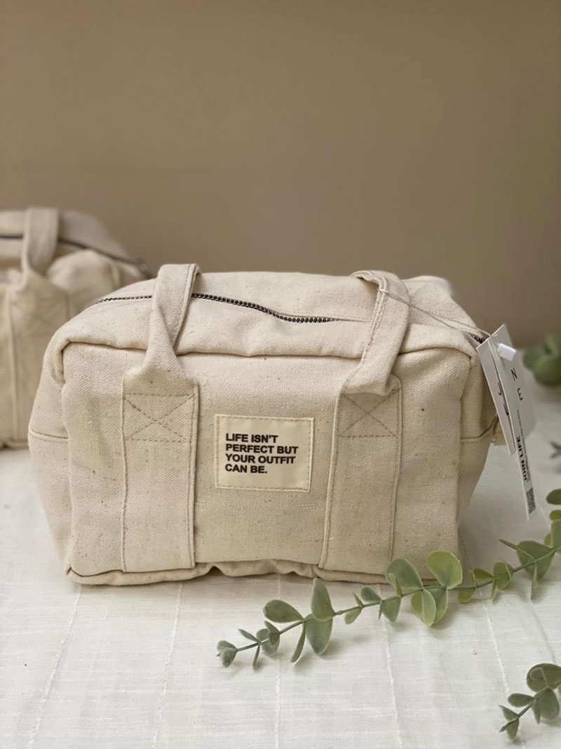 کیف دستی کتان