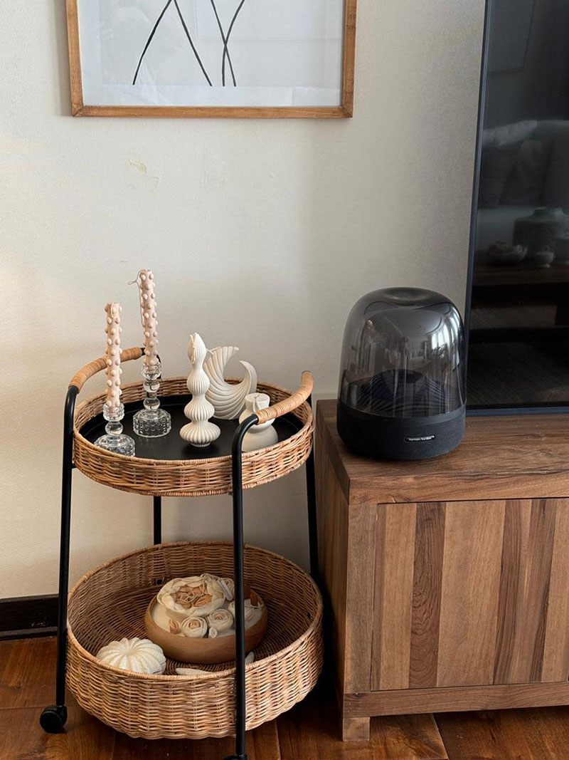 ترولی حصیری دوطبقه