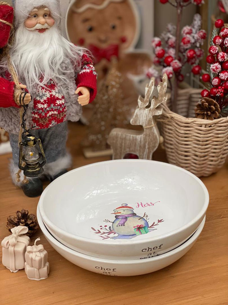 کاسه آدم برفی