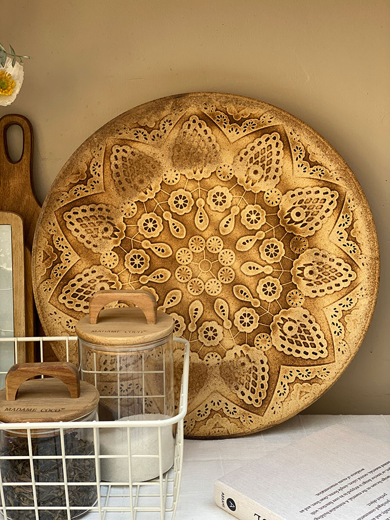 سینی چوبی طرحدار