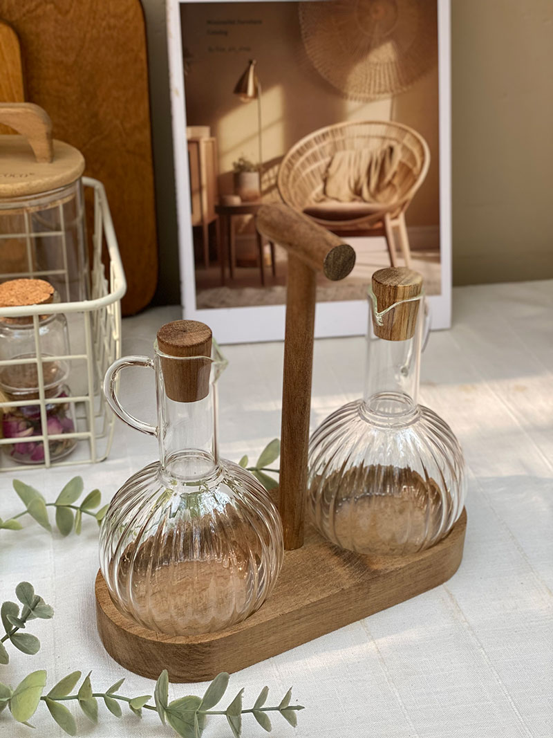 ست دوعددی روغن ریز شیشه ای