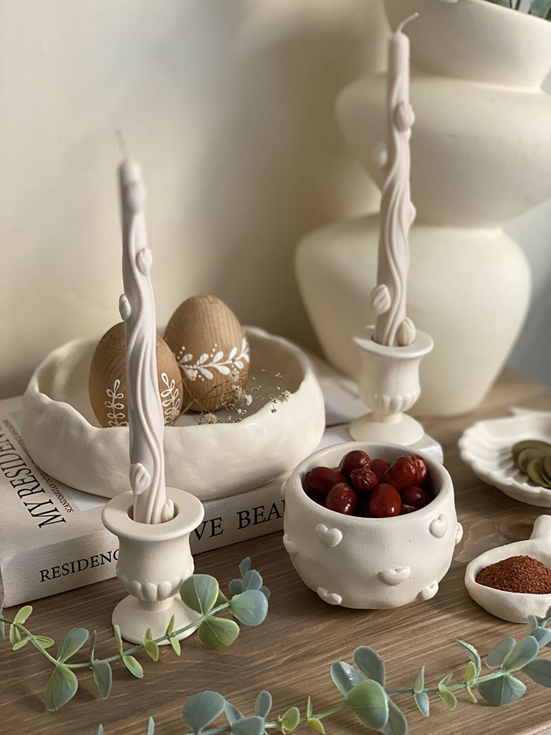 جاشمعی پایه دار